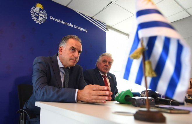 Presidente Orsi con el embajador Lou Rinaldi. Foto: FocoUy