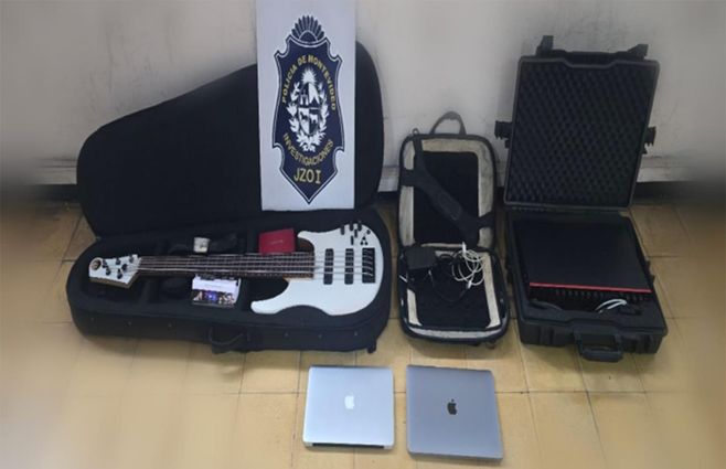 Policía recuperó computadoras e instrumentos que le habían robado al cantante Lucas Sugo