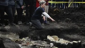 Restos humanos en el Batallón 14. Foto: FocoUy