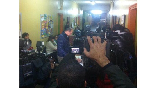 Votó Amorín Batlle y evitó hablar de la fórmula colorada