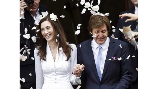 El ex Beatle Paul McCartney se casó por tercera vez