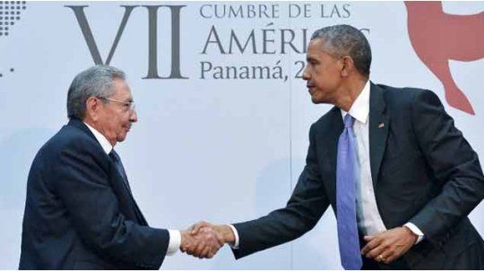 obama y raul castro panama