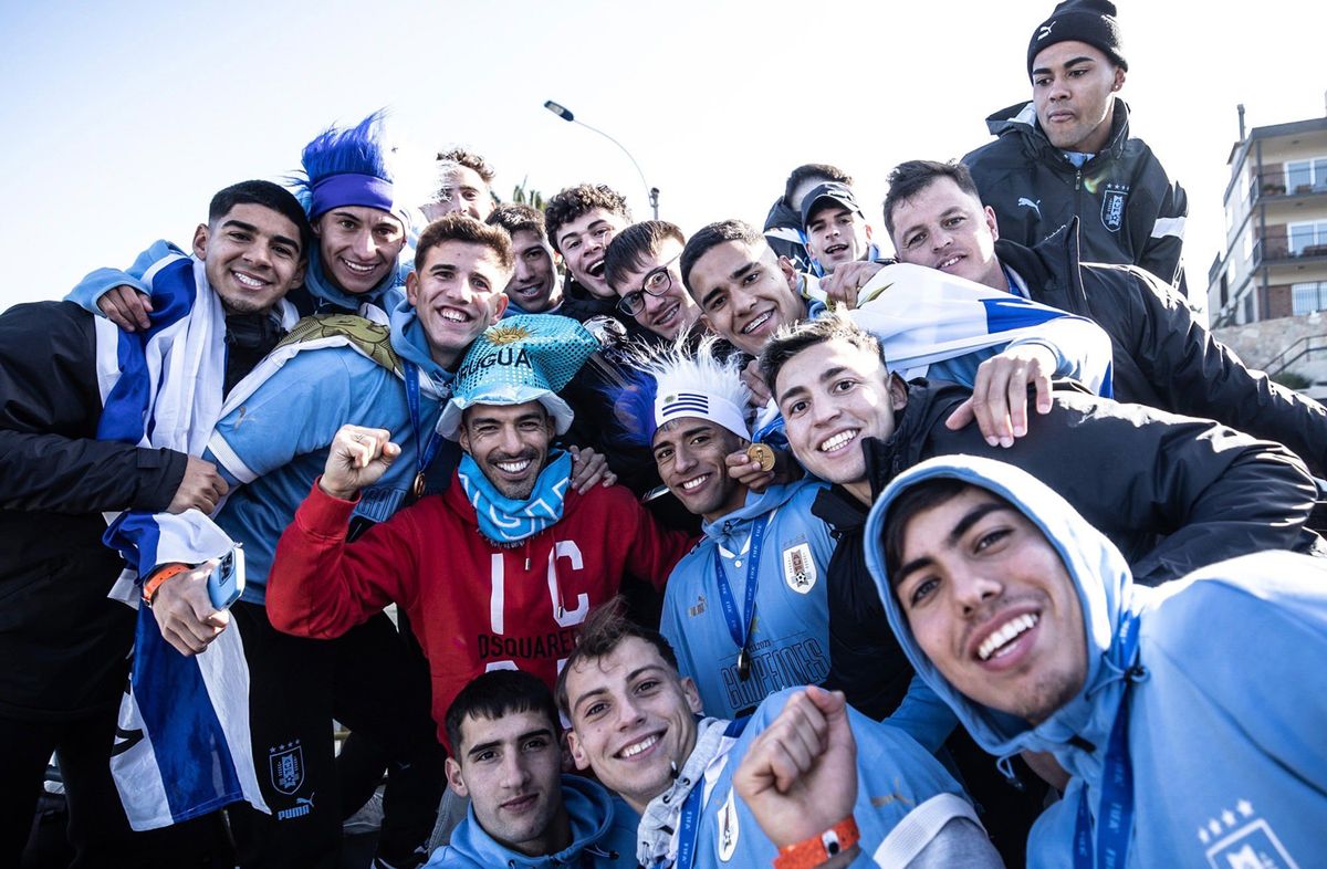 En qué clubes juegan los pibes de Uruguay, campeones del Mundial Sub 20?