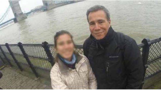 nisman e hija en londres