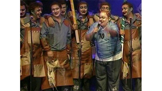 Así festejaron los ganadores del Carnaval 2012