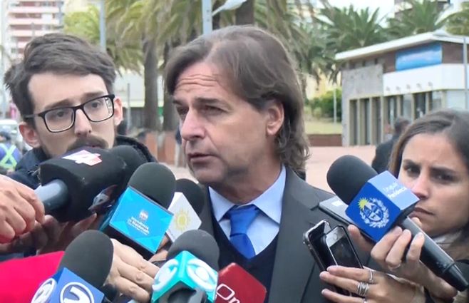 El presidente Lacalle Pou se refirió a la intervención de Villa Española.