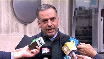 Yamandú Orsi en rueda de prensa este jueves 22 de junio.