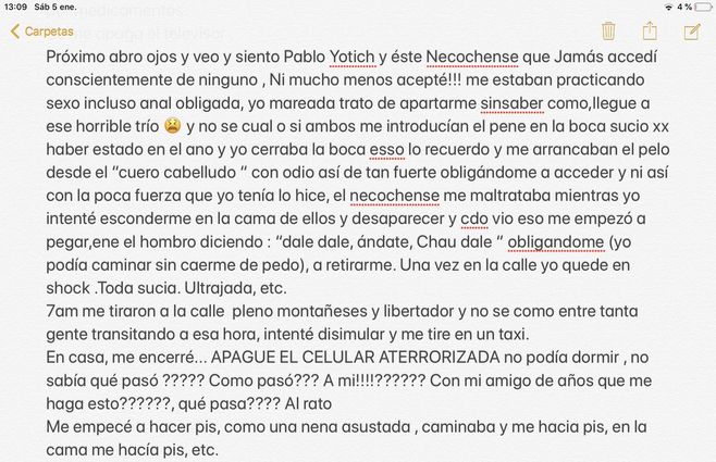 La carta que subió Jaitt