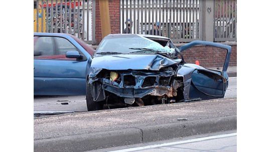 Conductor grave tras accidente en la rambla portuaria