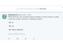 PREGUNTA DE DÍA:  La cantidad de mascotas por familia
