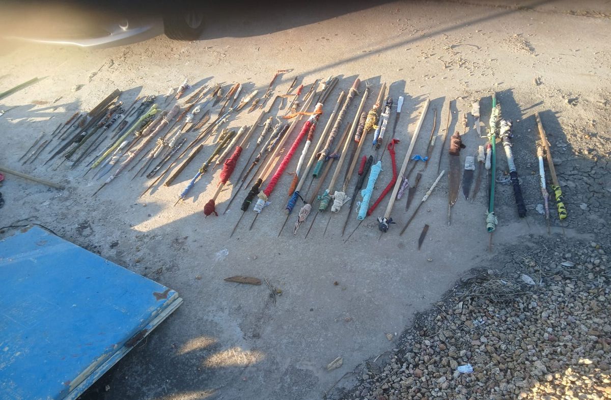 Foto cedida a Subrayado. Requisa de este miércoles en el ex Comcar. Foto cedida a Subrayado. Requisa de este miércoles en el ex Comcar.