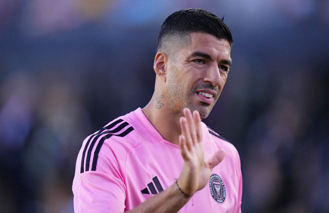 Luis Suárez en el Inter Miami. Foto: AFP