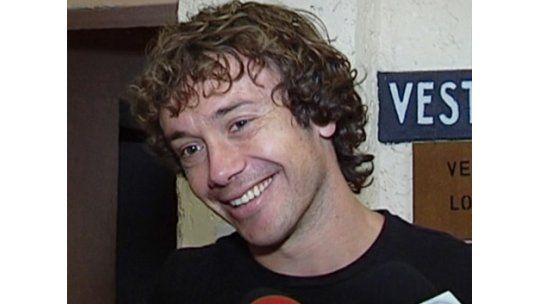 Lugano y sus amigos jugaron un partido a beneficio en Canelones