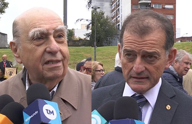 Imagen: Subrayado. Julio María Sanguinetti y Guido Manini Ríos.