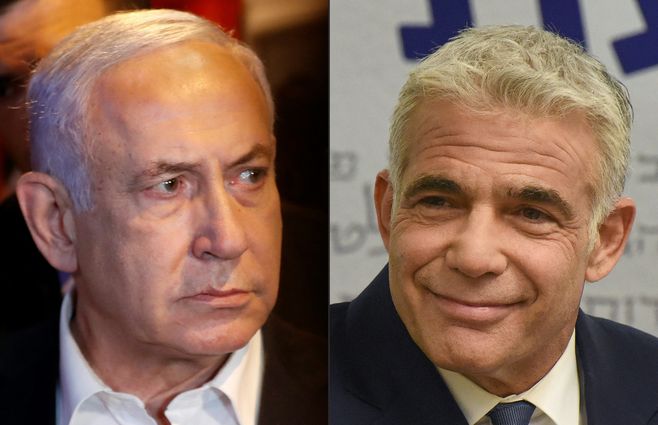 Netanyahu y Lapid, dos caras de la democracia israelí