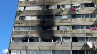 incendio en complejo de viviendas de euskalerria fue controlado por bomberos; no hubo heridos