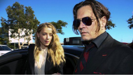 Johnny Depp Amber Heard AFP
