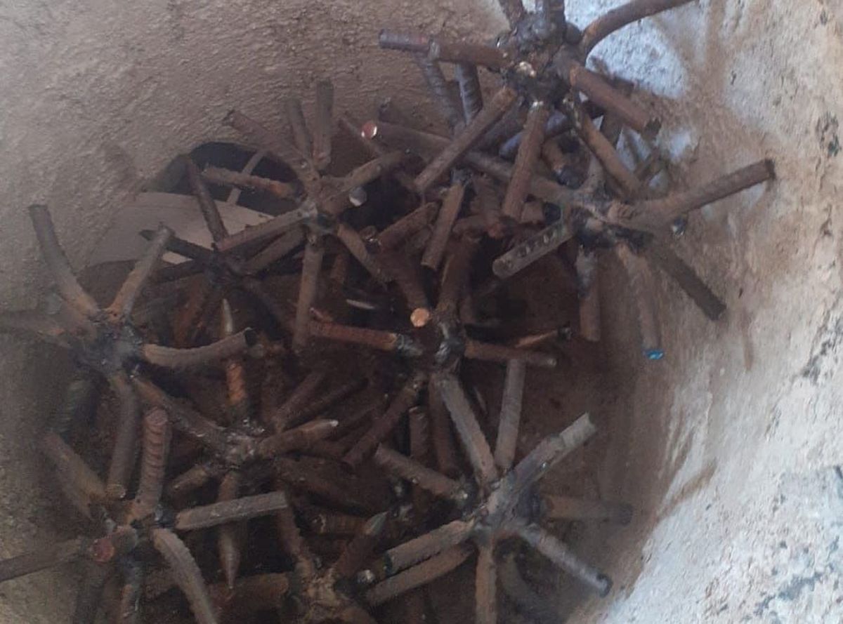 Miguelitos caseros incautados en una de las viviendas de Los Bulevares. Miguelitos caseros incautados en una de las viviendas de Los Bulevares.