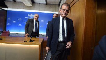 Foto: FocoUy. Manini Ríos hizo una declaración en el mediodía de este viernes, en la que no aceptó preguntas.