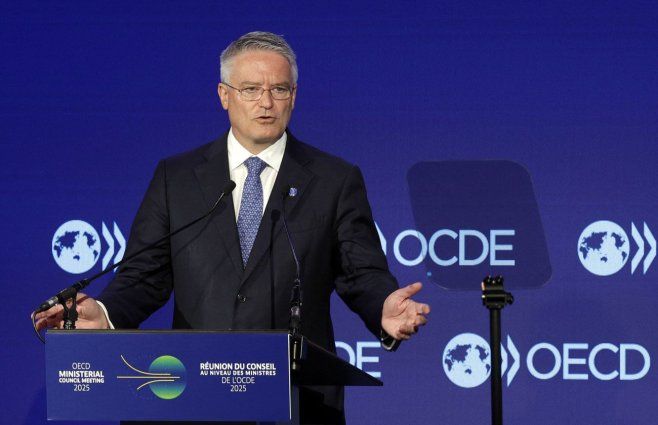 Secretario General de la OCDE Mathias Cormann. AFP