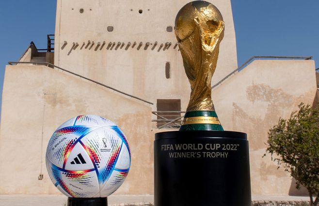La pelota oficial del Mundial de Catar 2022. Foto: FIFA World Cup en Twitter.