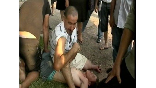 Vecinos atraparon a un ladrón en medio de marcha por seguridad