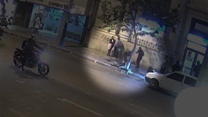 arresto ciudadano captado en camaras de video tras robo a local comercial
