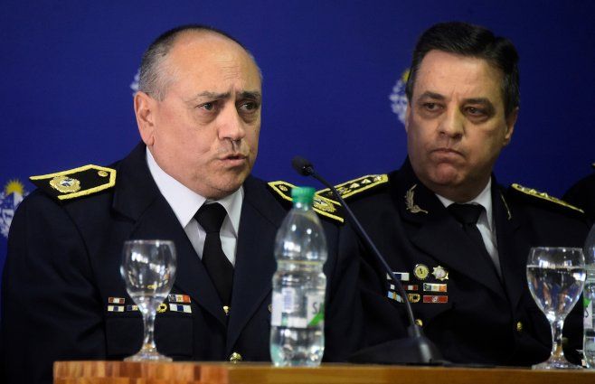 Foto: FocoUy. A la izquierda, Jorge García Montejo, actual jefe de Policía de Rocha.