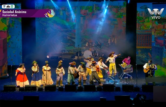 Actuación de Sociedad Anónima en el Carnaval 2024.&nbsp;