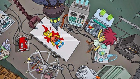 muerte bart simpson fox