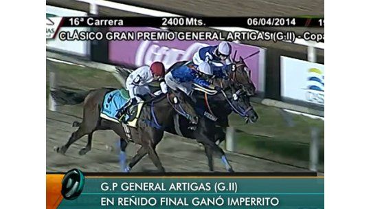 Impérrito ganó el Gran Premio General Artigas (G.II)