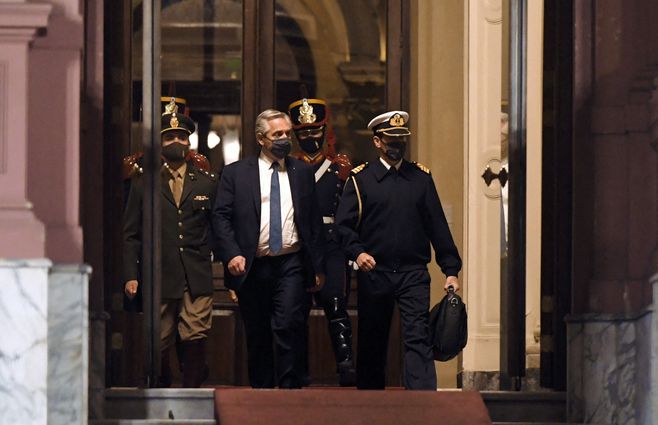 Presidente Alberto Fernández en medio de una crisis política e institucional tras las elecciones PASO