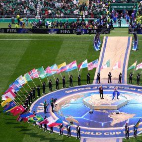 Foto: AFP. Inauguración del Mundial 2026, primera ceremonia el jueves. Foto: AFP. Inauguración del Mundial 2026, primera ceremonia el jueves.