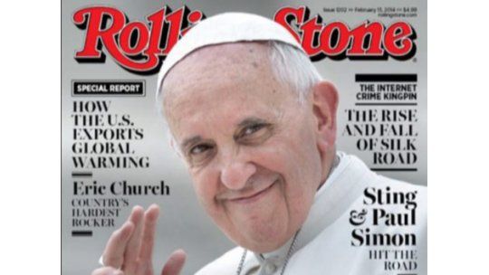 El papa Francisco es tapa de la revista Rolling Stone