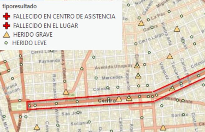 Imagen del informe de Unasev.