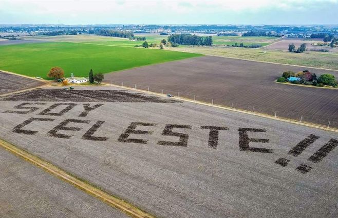 Soy Celeste, en Nueva Helvecia. Foto: Federico Verges.