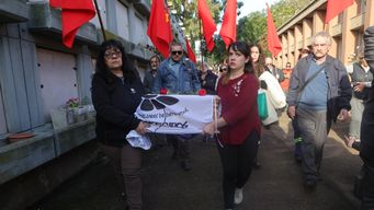despidieron restos de amelia sanjurjo con un homenaje en udelar y su sepultura en el cementerio de la teja