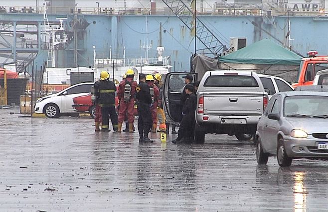Bomberos dan sus primeros auxilios a la liberación de gases tóxicos.&nbsp;