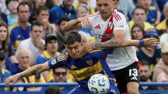 Foto: AFP. Boca- River, en La Bombonera.