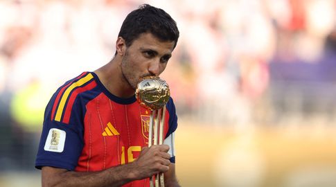 Foto: AFP. Rodri, jugador español. Foto: AFP. Rodri, jugador español.