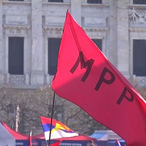 Bandera del MPP. Foto: archivo Subrayadpo. Bandera del MPP. Foto: archivo Subrayadpo.