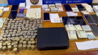 Imagen: Ministerio del Interior. Parte de lo incautado en allanamientos.