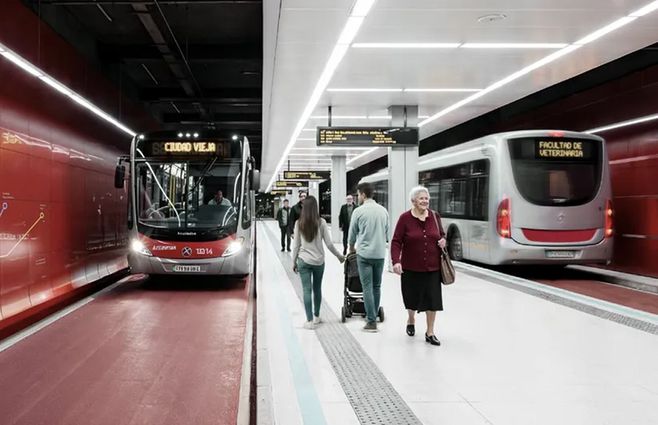 Render del túnel propuesto para 18 de Julio.