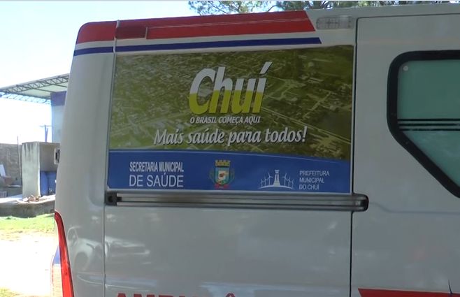 Ambulancia en el Chuí, Brasil.
