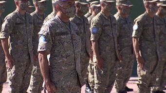 nuevo contingente de 200 soldados uruguayos partio en mision de paz al congo durante un ano