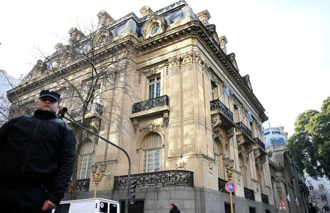 Foto: AFP. Palacio San Martín, en Buenos Aires.