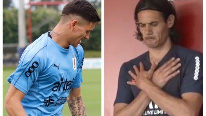 darwin nunez y edinson cavani: uno que tiene su primera oportunidad, el otro que busca el regreso
