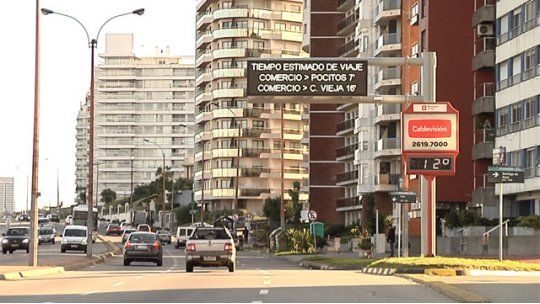 panel tiempo viaje rambla