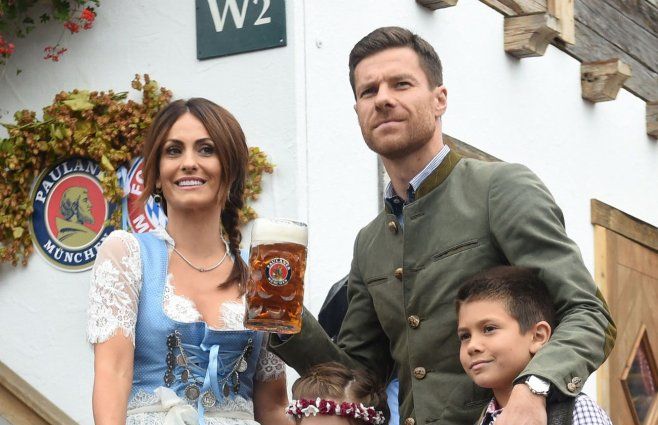 Xavi Alonso en Alemania. Foto: archivo AFP.