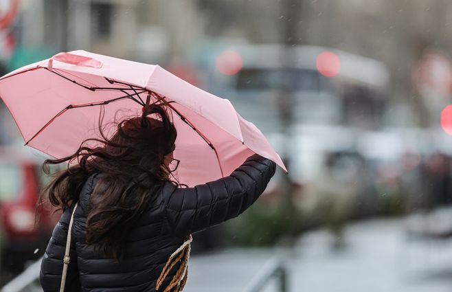 Frío, lluvias y tormentas. Foto: FocoUy